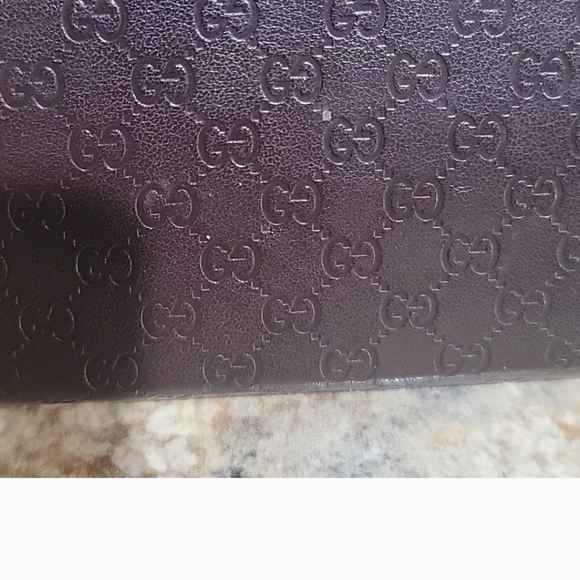 Gucci Embossed Tooled Eye Glass Sun Glass Case EUC - Picture 10 of 11